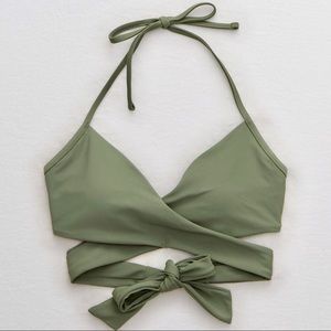 Aerie Wrap Halter Bikini Top